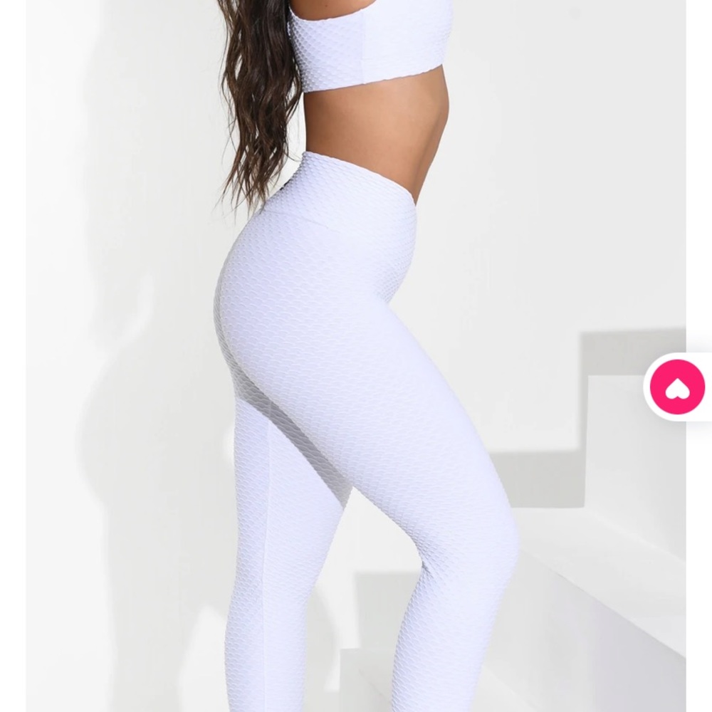 Croco Skin™ Leggings White